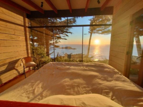 Cabaña Rustica en lagunillas con vista al mar
